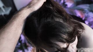 Chubby cunt with mouth gets slapped, spanked and spit on