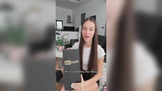 Unpacking a long box from PornHub - SolaZola