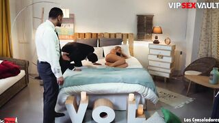 VIP SEX VAULT - Blonde Stepmom Christina Shine enjoys Voluptuous Bae Foursome Banged!