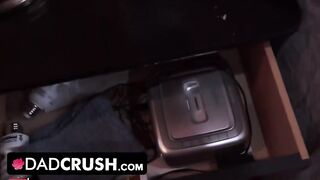 DadCrush - Cutie Beauty Caught Kinky Older Man Holding Her Phone While He Jerks Off His Dick