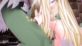 Big Titted Elf Anal Gang Bang 3D Cartoon