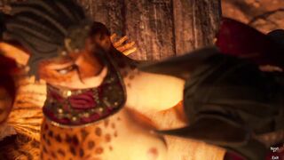 Furry Banged Rough On The Table Cummed | Carnal Instinct | 3D
