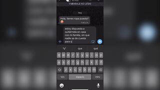 chat caliente en casa de mamá