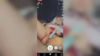 Slutty Halloween cheerleader squirts