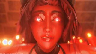 Sheva and Succubus Lesbo Group Sex