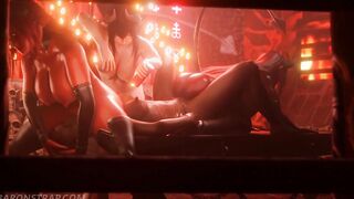 Sheva and Succubus Lesbo Group Sex