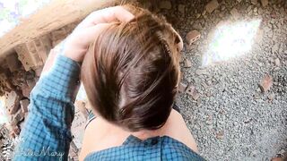 SCREWED ON AN ABANDONED CONSTRUCTION SITE Stranger Cummed 18 Year Old