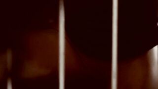 Masturbating behind bars 