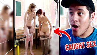 FUNNY CAUGHT SEX REACTION