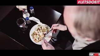 XXXSHADES - sexy Waitress Casey A. Getting Her Snatch Banged! By Mature Client - LETSDOEIT