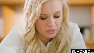 BLACKED Erotic school girl Bailey can't resist professor's big black dick