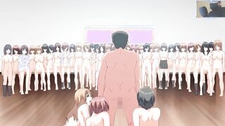 The Monstrous Group Sex into the Sports Hall with the Same 10/10 Girls