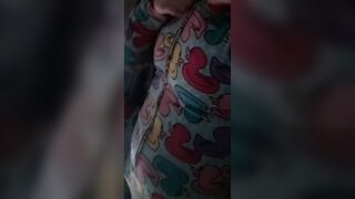Babygirl zipping up fleece onesies for Daddy