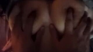 Italian hoe gets her huge titties voluptuous Butt slapped and squeezed rough while groaning by a lusty man