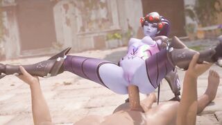 3D Compilation: Overwatch Dva 3 Way Widowmaker Anal Banged! Symmetra Mercy Uncensored Animated