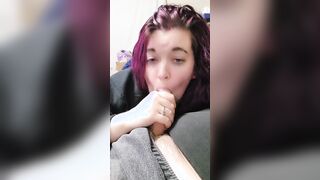 BBW PAWG cougar Blows and Fucks a Fat Dick