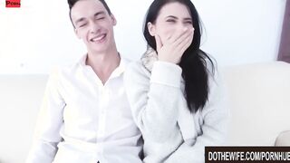 Happy Cuck Watches Ex-Wife Nicole Black Gets Her Asshole Reamed
