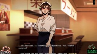 Jogo Adulto de Naruto Shinobi - Harry e Ayame no restaurante Ramen Ichiraku
