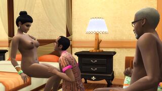 Hubby shares his desi fiance's birthday surprise with his best friend - cuckold