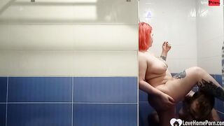babe WC sex with a thick angel
