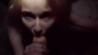 Slim blonde Sweetie Plum takes on my fat dick for 500EUR