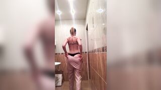 Amazing blonde camgirl undressing and playful - sensual and vulgar as always - jerk off for me satisfy