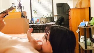She blows my dick so amazing