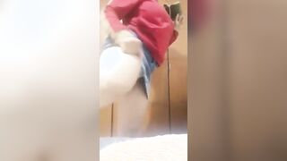 Big Tit stepmom into a miniskirt.