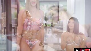 LEZ CUTIES - three Pretty Babes Are The Ingredients Of This Steaming goddess 3-Way