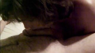 Hot milf making him cum with her mouth