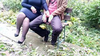 milf made me cum inside one minute outdoor
