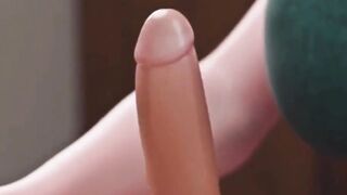 Single woman watches porn and gets excited p2