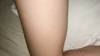 Blond bound up screwed doggy and creampied