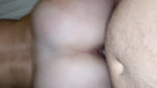 Blond bound up screwed doggy and creampied
