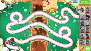 ASMR: I Break About two Million Rubbers Trying To Penetrate Candy Falls (BTD6: Candy Falls)