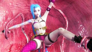 JINX FALLS INSIDE A PIT INSIDE ZAUN 1/2