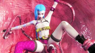 JINX FALLS INSIDE A PIT INSIDE ZAUN 1/2