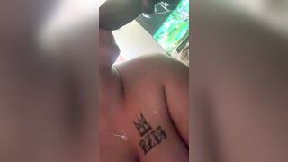 CATCH ALL THAT CUM FOR HUGE DADDY