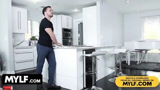 Mylf - Stunning Beauty Hot Caught Her Cheating Boyfriend Sneaky Fucking His Stepmom And Joined Them