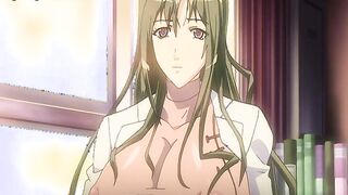 Hentai sexy teacher in stockings satisfies her student
