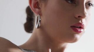 Solo masturbating long boobs Goddess plays with sex vibrators