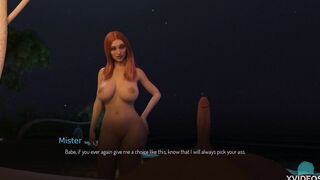 COLLEGE TIED #159 • Deepthroating her on this divine beach