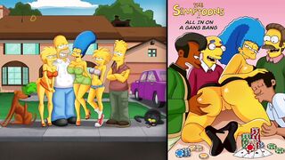 All inside on a Gang Bang - The Simptoons