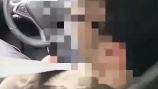 Hubby Drives While Ex-Wife Gets Banged! Inside The Backseat