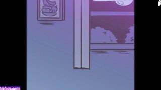 *FUTA ALERT* Futa chick's penis ready to cum is blown by a turned on ghost | Cartoon Animations | P2
