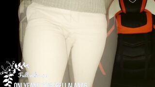 Lush vibrator was controlled during my school class and I soaked my leggings with squirt
