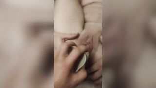 Peeing into whore neighbor gaping snatch