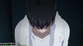 Hentai young girl with amazing boobs gets fucked