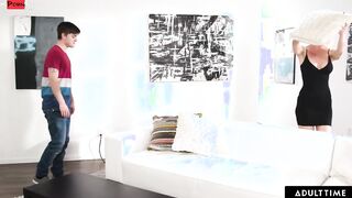 ADULT TIME - Gigantic Titted Stepmom Kit Mercer Shows Her