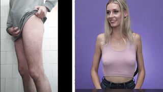 Emily Jade rates my cummed - She Reacts